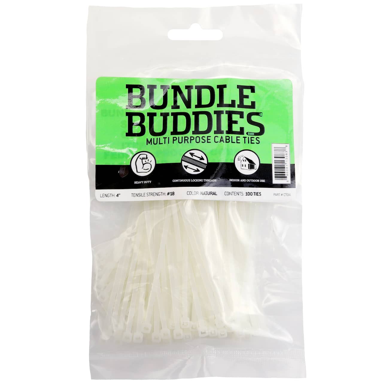 Bundle Buddies Natural Multi Purpose Cable Ties